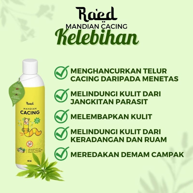 RAED Mandian Semambu/ Sabun Cacing/ Mandian Cacing Formulated By Doc ...