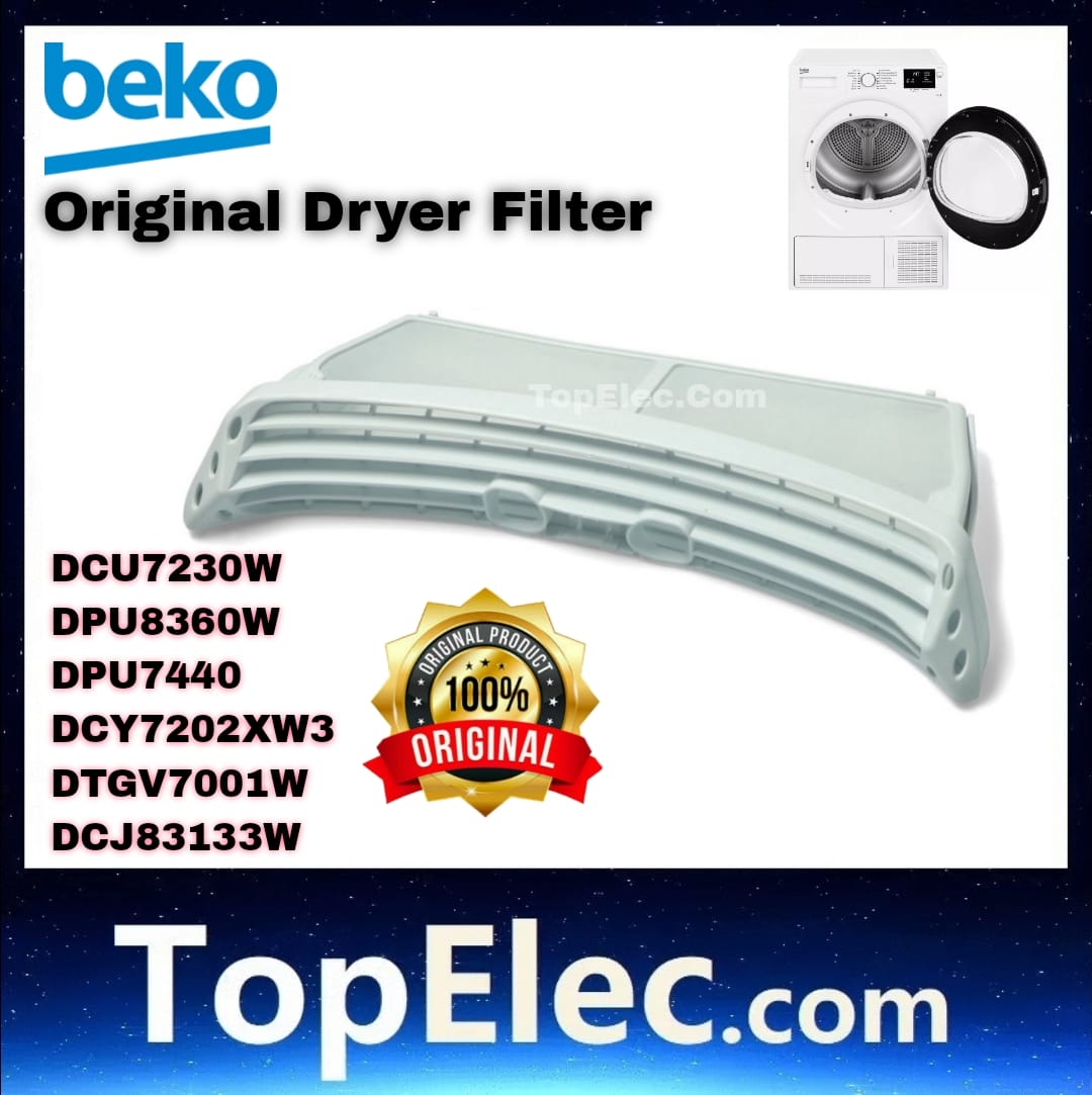 NIXOOT 8 Stück Trockner Filter Ersatzteile für Beko/Grundig/Blomberg/Elektra Bregenz/Arcelk/Mora
