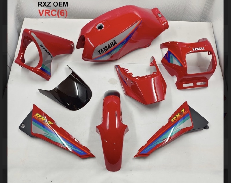 FREE STICKER 5in1 ( 100% OEM ) YAMAHA RXZ MILI BOSCH COVER SET OEM ...