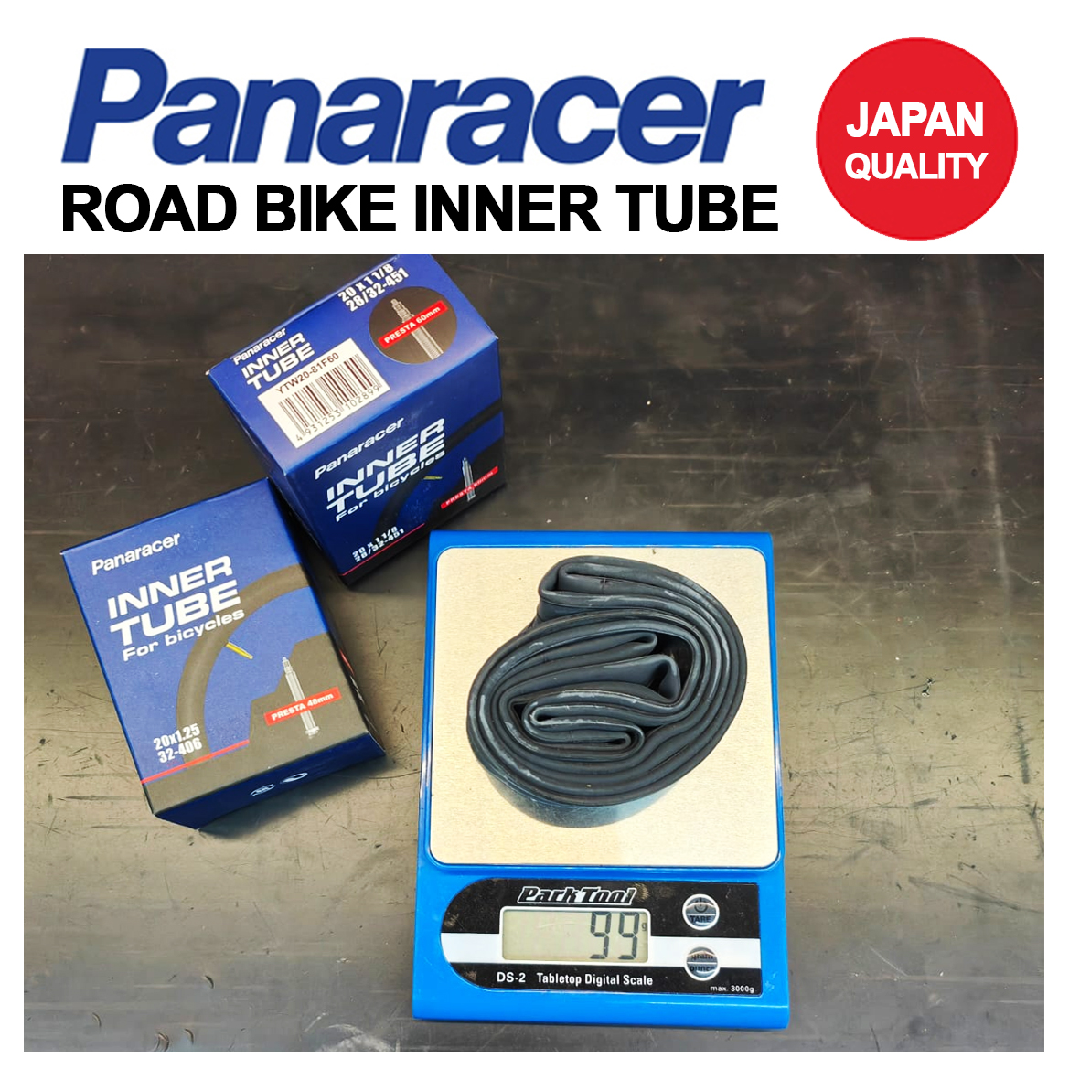 PANARACER Race Japan Inner Tube for Folding Bike 20 inch 28/451 32/451 ...