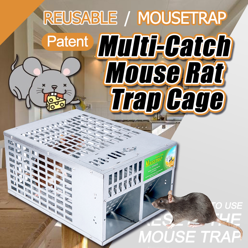⚡️ COD ⚡️【Upgraded】Mouse Trap Cage Mousetrap Trap No Kill Live Catch ...