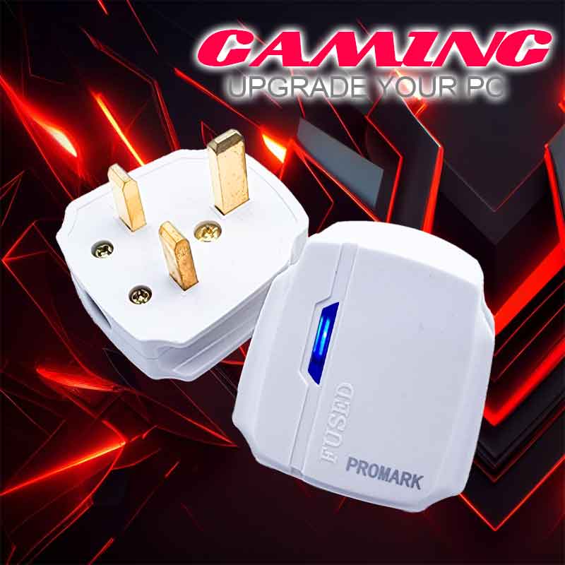 Promark 13A Bakelite UK Plug Top Kepala Plak 3Pin with LED Indicator ...