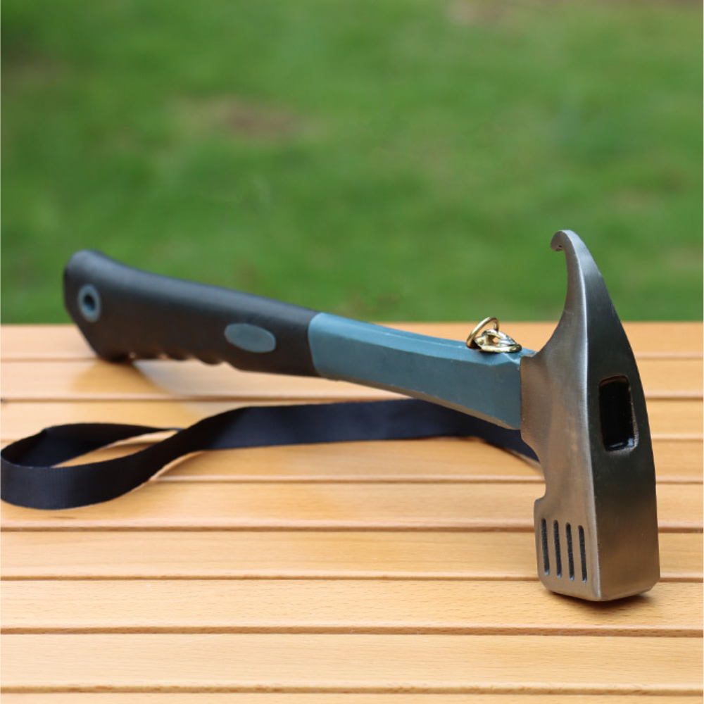 Multi-Functional Camping Hammer For Tent Stakes, Portable