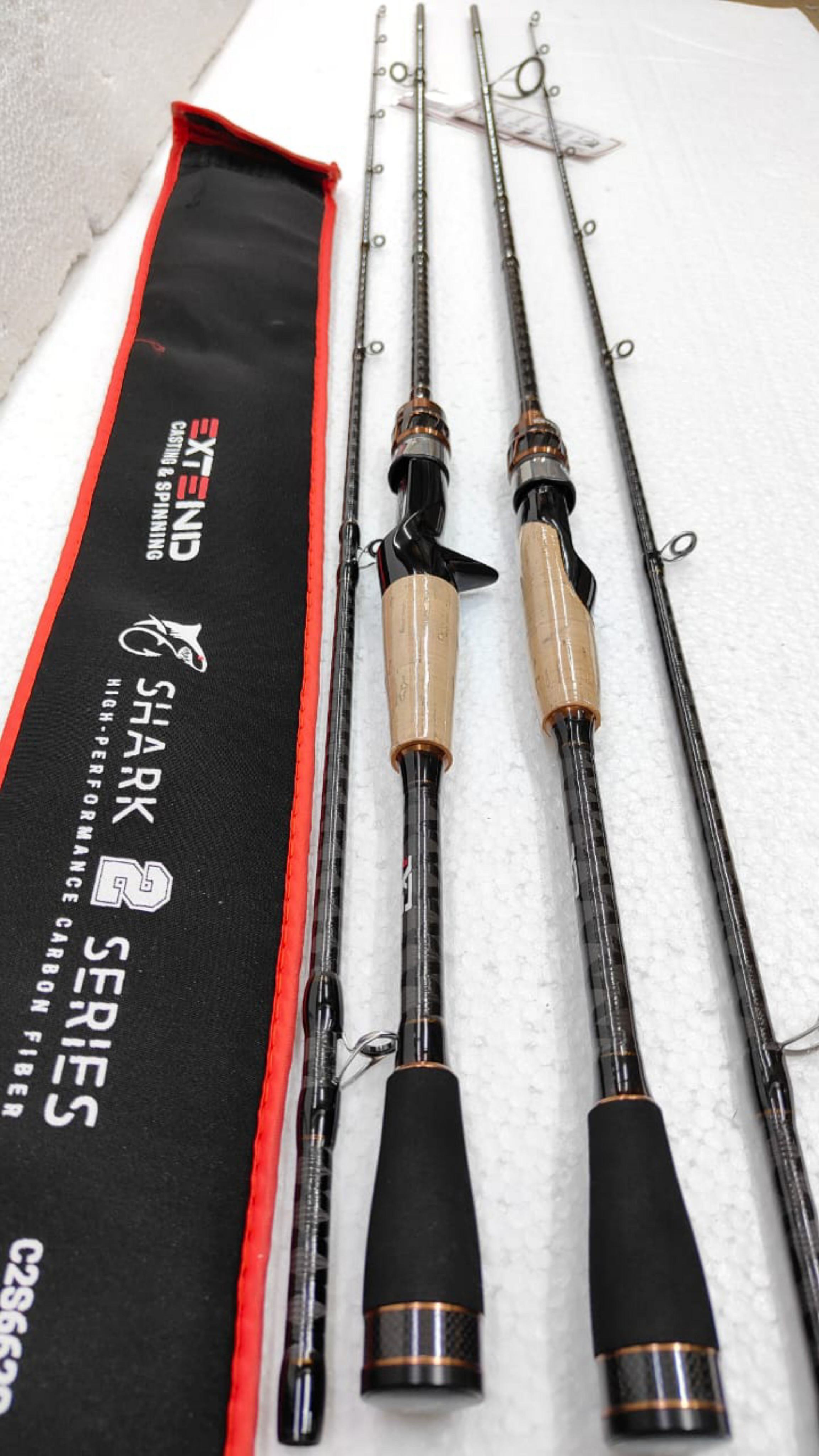 EXTEND SHARK 2 SERIES/ SHARK JIGGING 3 SERIES FISHING ROD (SPINNING/  BAITCASTING)