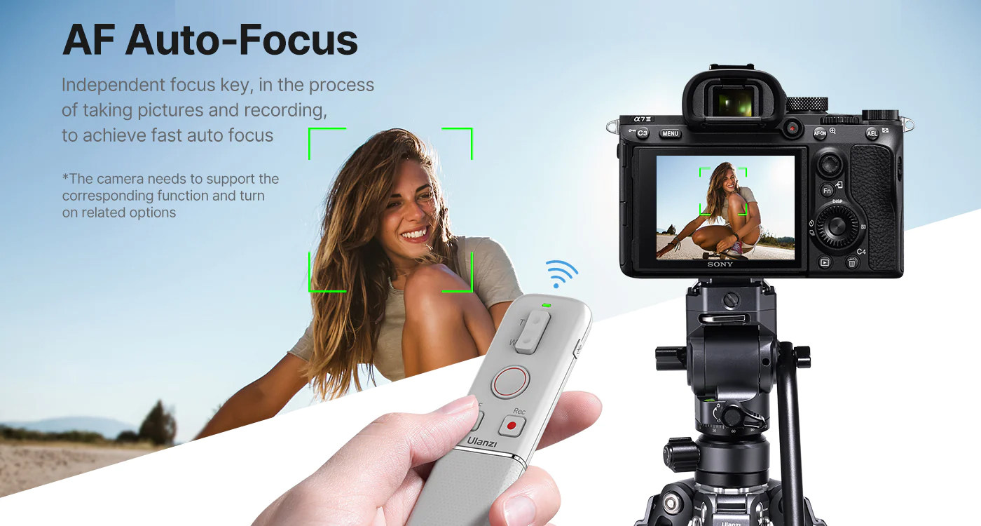 Ulanzi AS006 Wireless Bluetooth Remote Control for Smartphone Camera ...