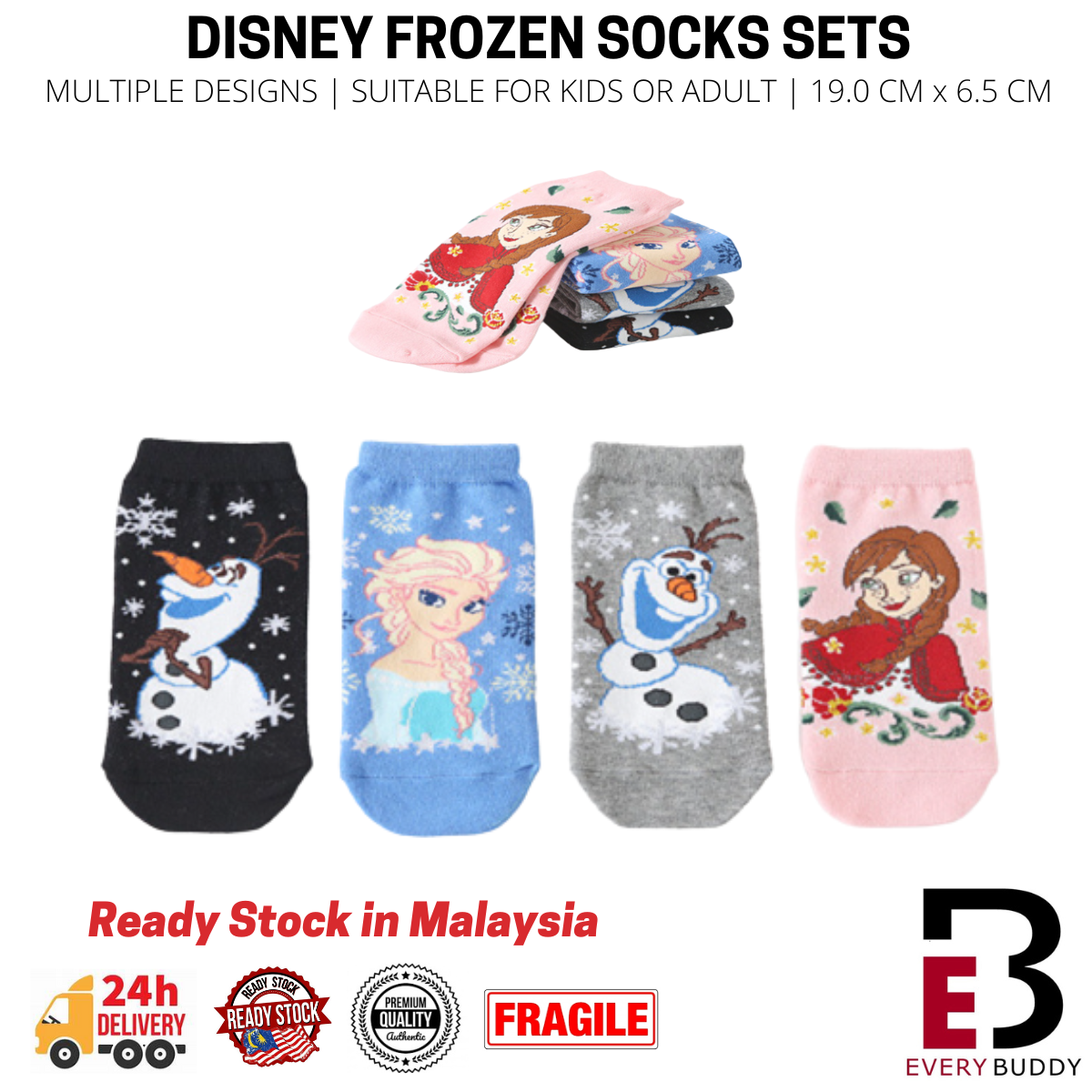 Kids Frozen Princess Cartoon Colorful Socks Princess Elsa Anna Olaf Let 