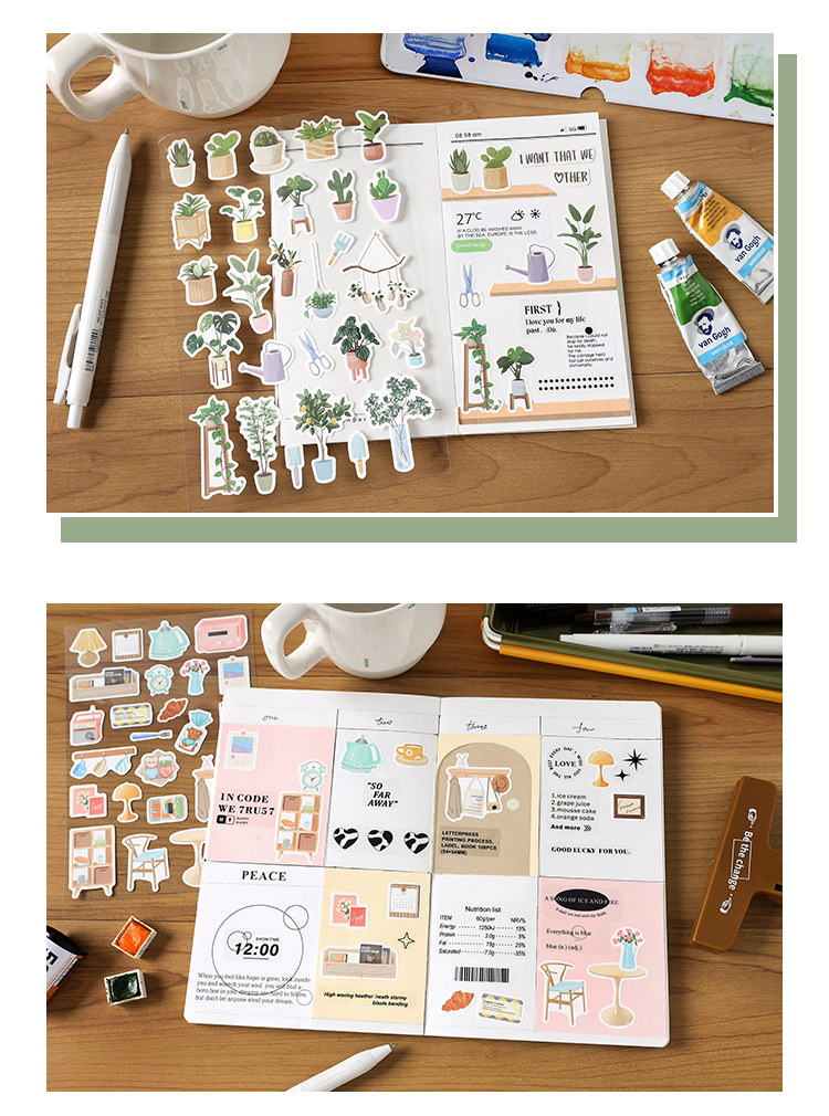 IFM Creative Life Love Poetry Series Deco Stickers DIY Decorations ...