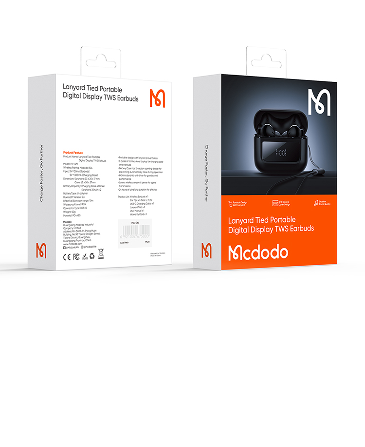 Mcdodo True Wireless Earbuds -HP3290 xcessorieshub