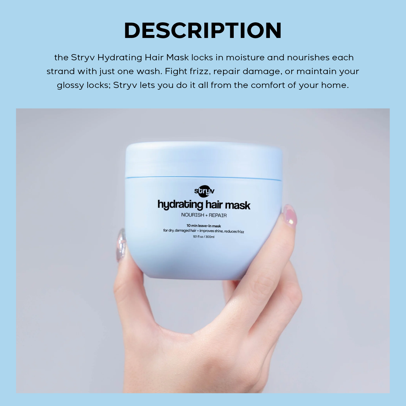 Stryv Hydrating Hair Mask 300ml | Shopee Malaysia