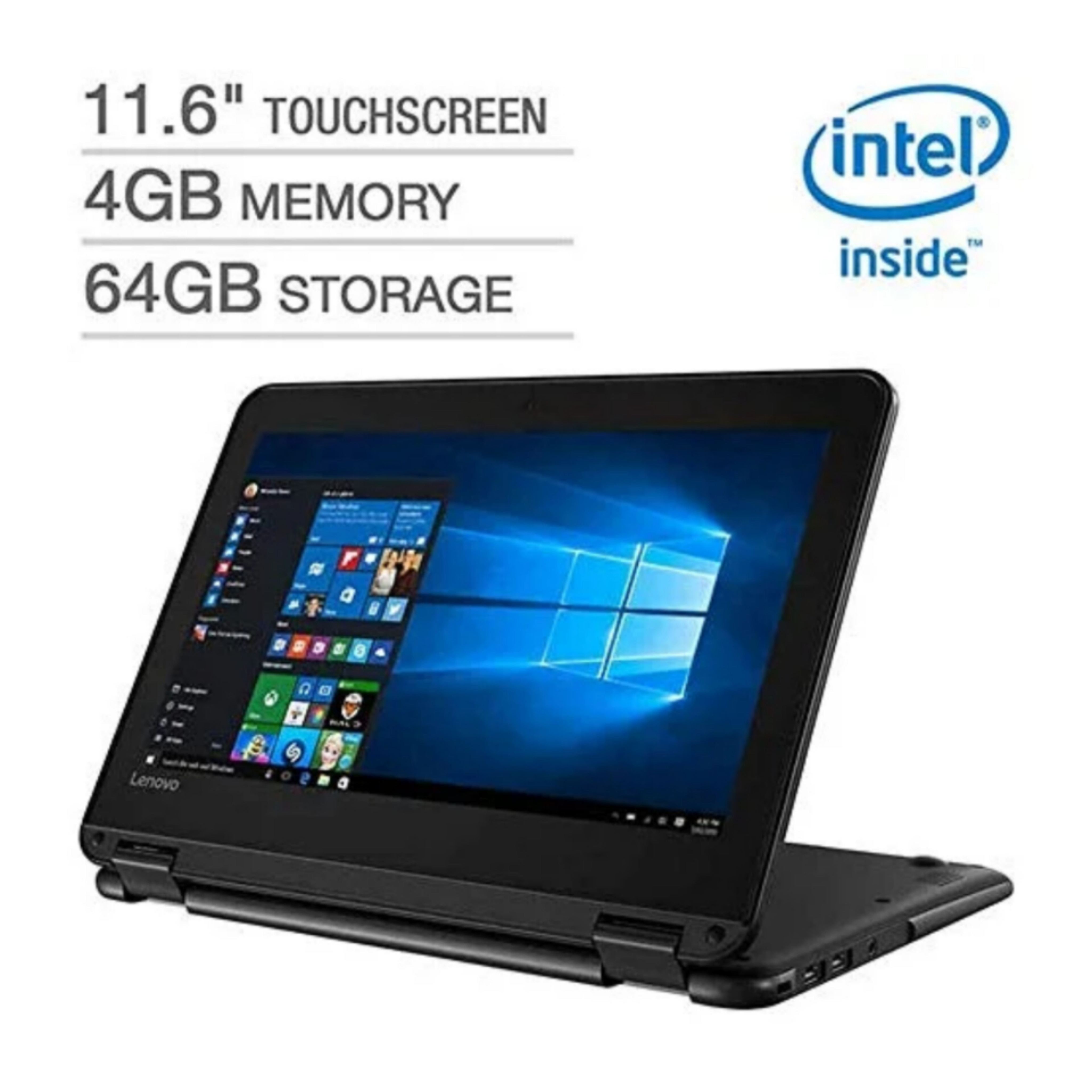 Lenovo 300E WINBOOK RAM 4GB, SSD 64GB Touch Screen, 360 Rotatable ...