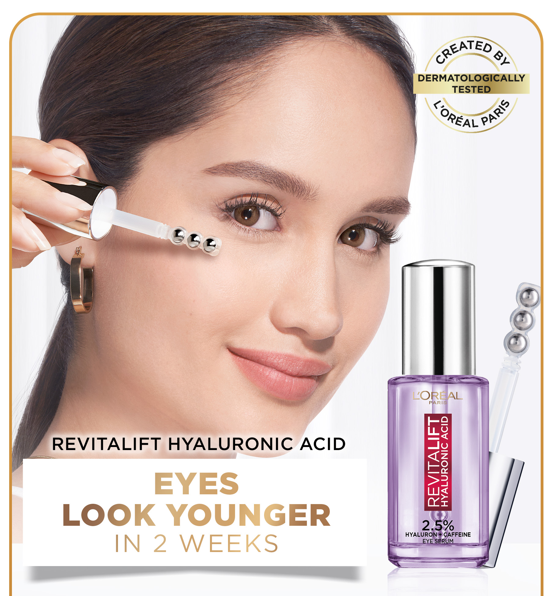 L’Oréal Paris Revitalift 2.5 Hyaluronic Acid & Caffeine Eye Serum4