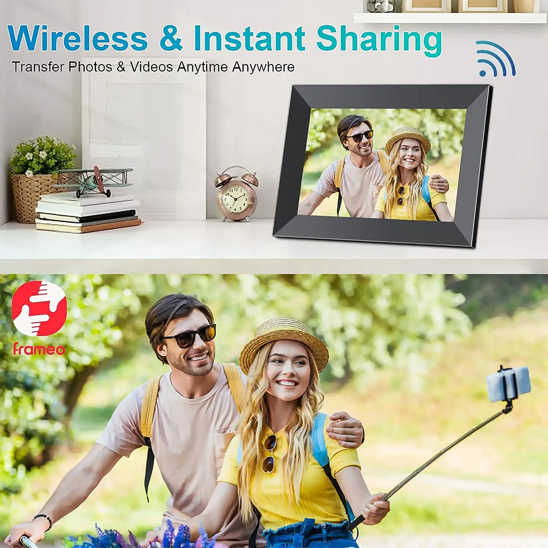 Frameo Cloud Digital Photo Picture Frame WiFi Touch Screen 10.1