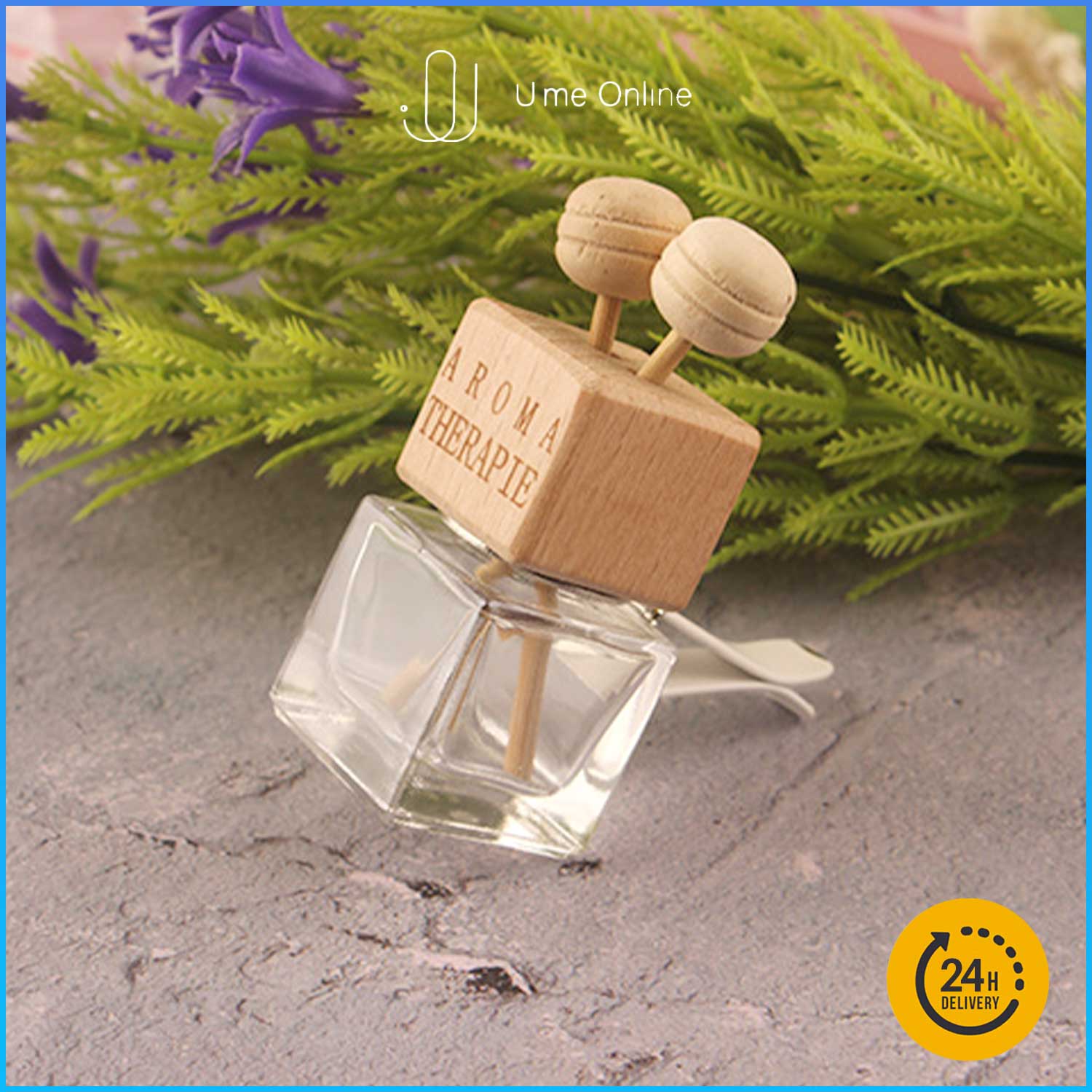 Cute Perfume Car Decor.U.me 8ML Refillable Car Perfume Cartoon Design Empty Glass Bottle Botol ...
