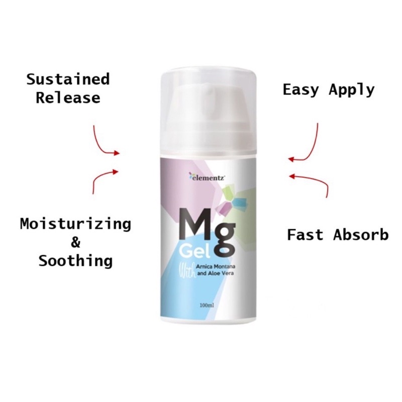 ELEMENTZ COMPLETE Set Magnesium Oil Mg Gel Mg Lotion Mg Flakes Mg Deo