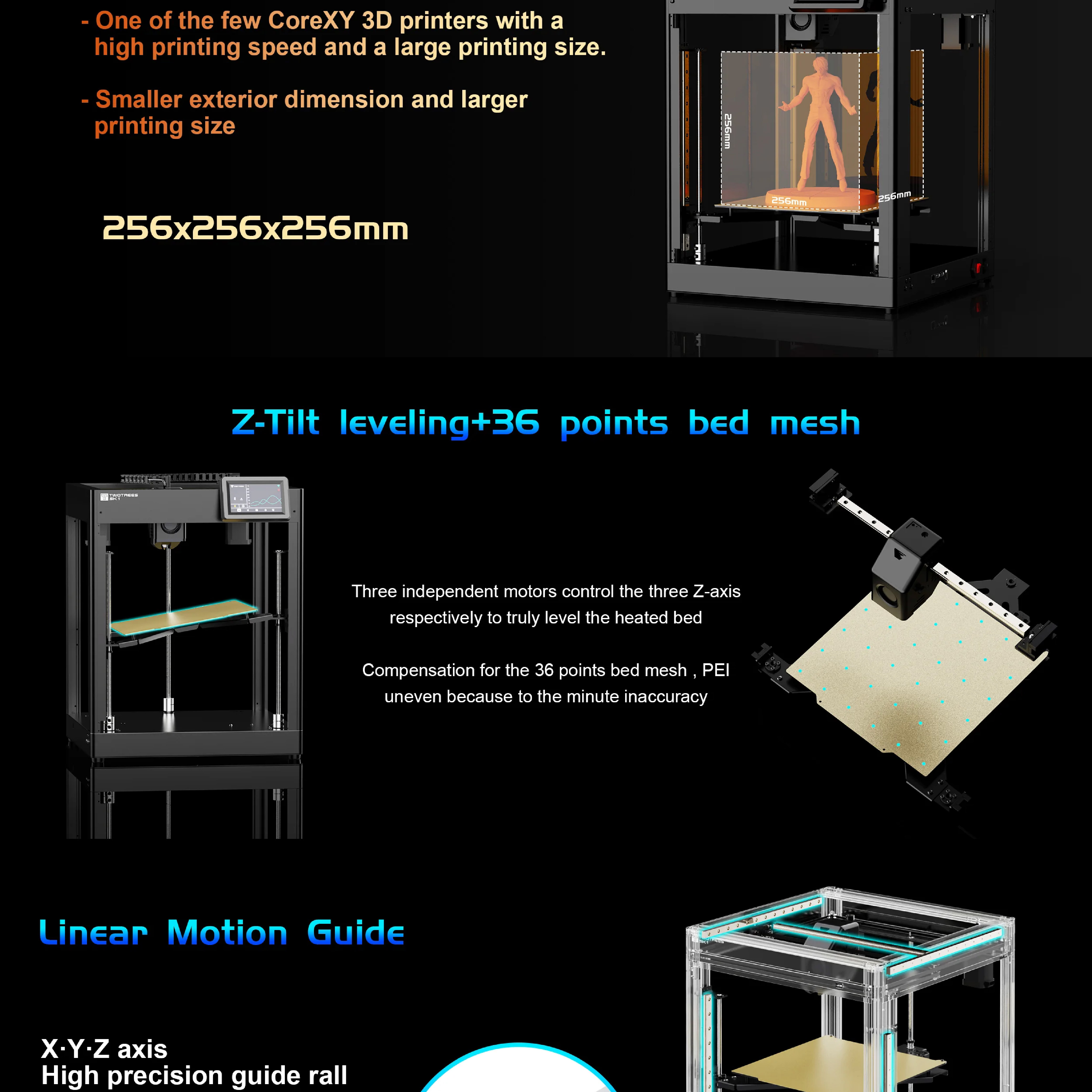 Two Trees SK1 High Speed Printing up to 700mm/s / WiFi Control / All ...