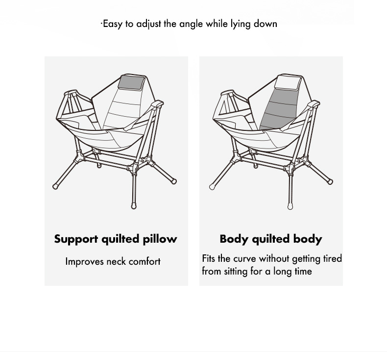 BLACKDOG Outdoor Square Rocking Chair | Shopee Malaysia