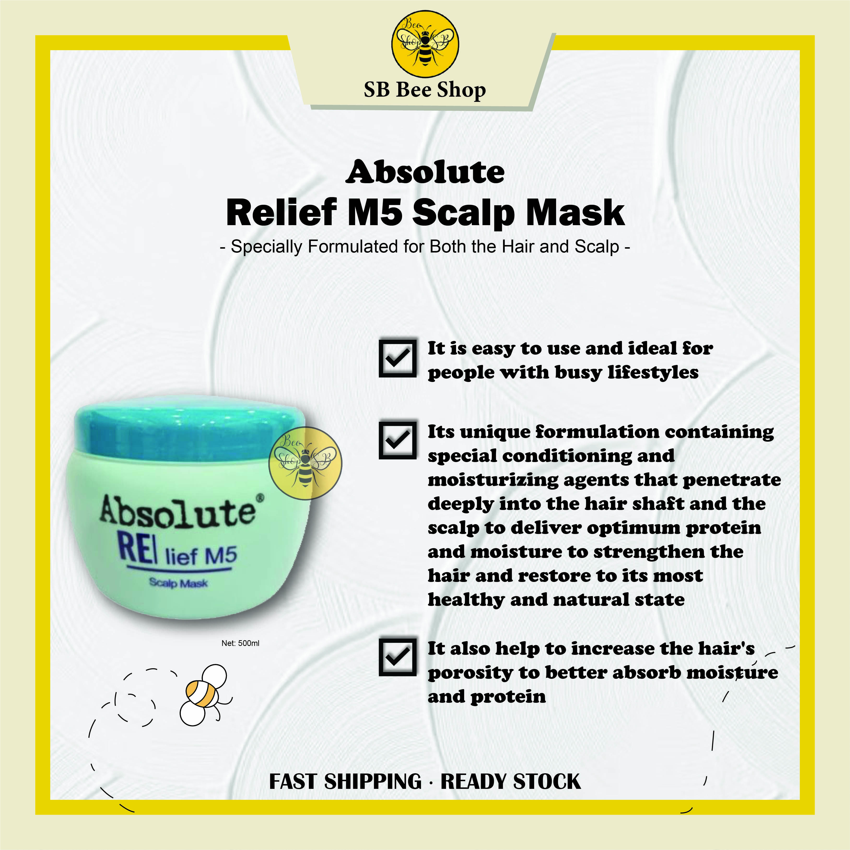 Absolute Relief M5 Scalp Mask 500ml头皮冰凉发膜 | Shopee Malaysia