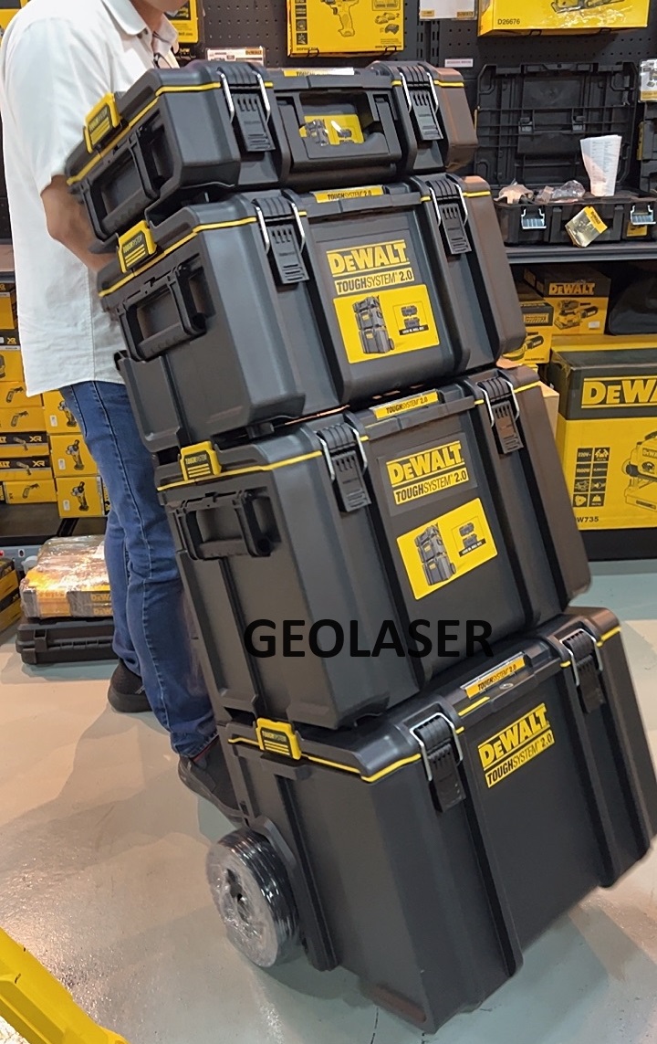DeWALT ToughSystem 2.0 5-in-1 Rolling Tower Storage Set with PU Wheels ...