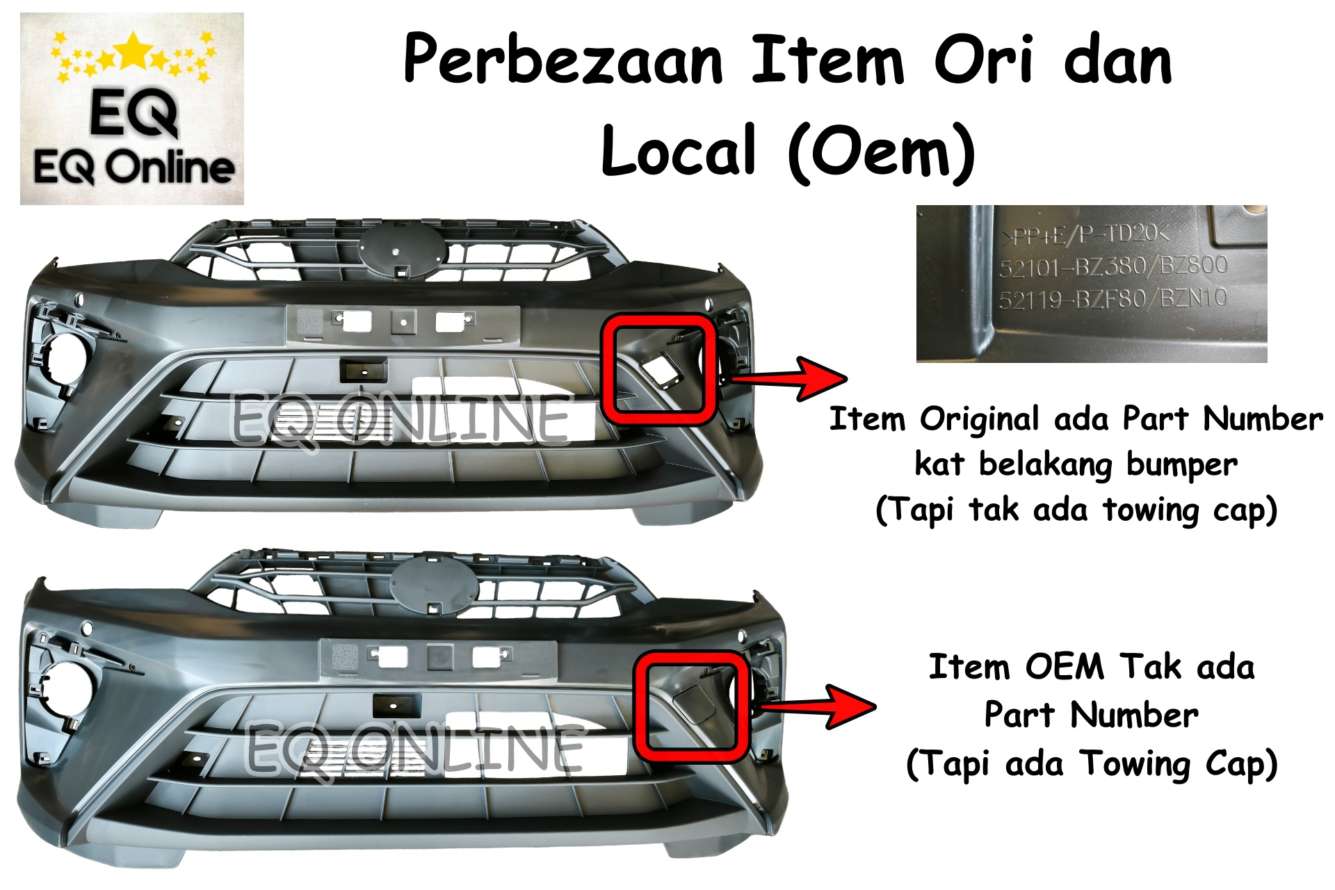 Perodua Bezza 2020 Front Bumper (Bumper Depan) PP Plastic Malaysia 2021 ...