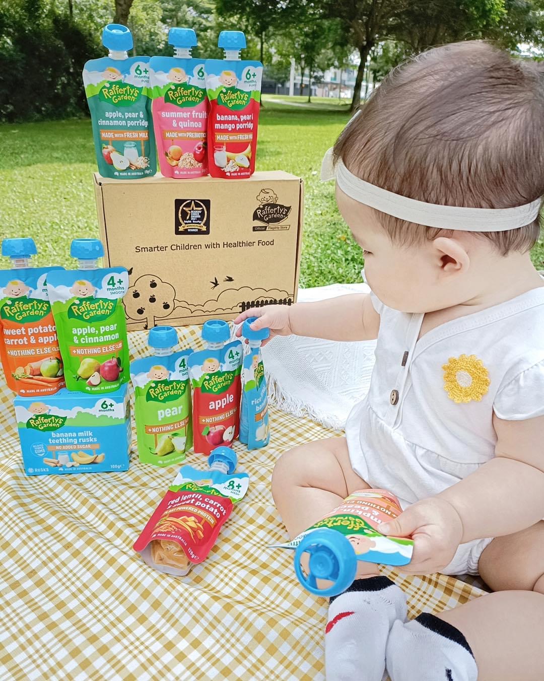 [Ready Stock] Rafferty's Garden Baby Food Smooth Pouches (120g) Puree ...