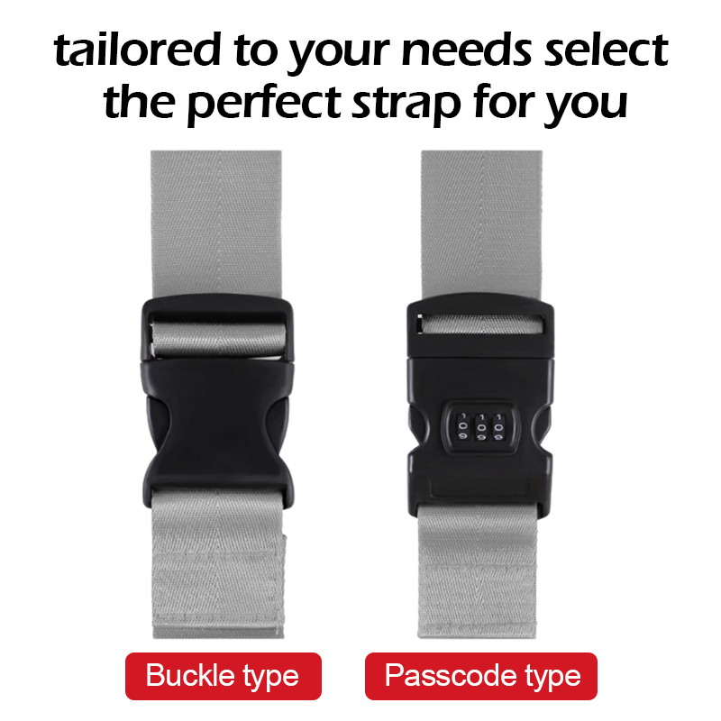Luggage Strap Belt Cross Passcode Lock Bag Suitcase Lock Adjustable ...