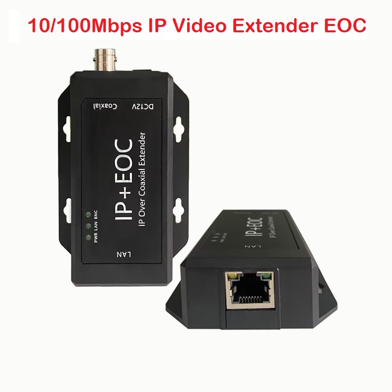 10/100Mbps IP Video Extender EOC 1 BNC to rj45 CCTV slave Ethernet over ...