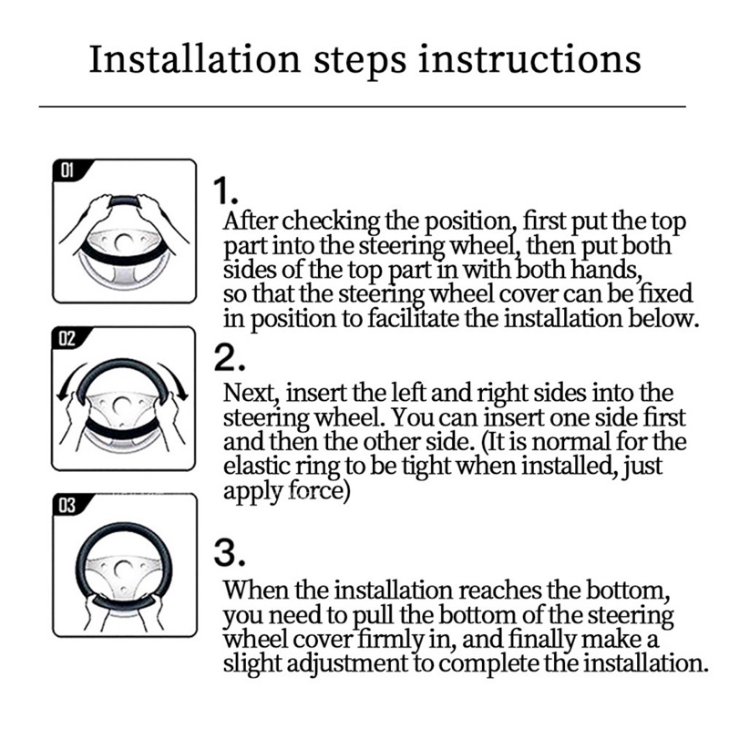 Vemart toyota hilux vigo car Carbon steering wheel cover pu