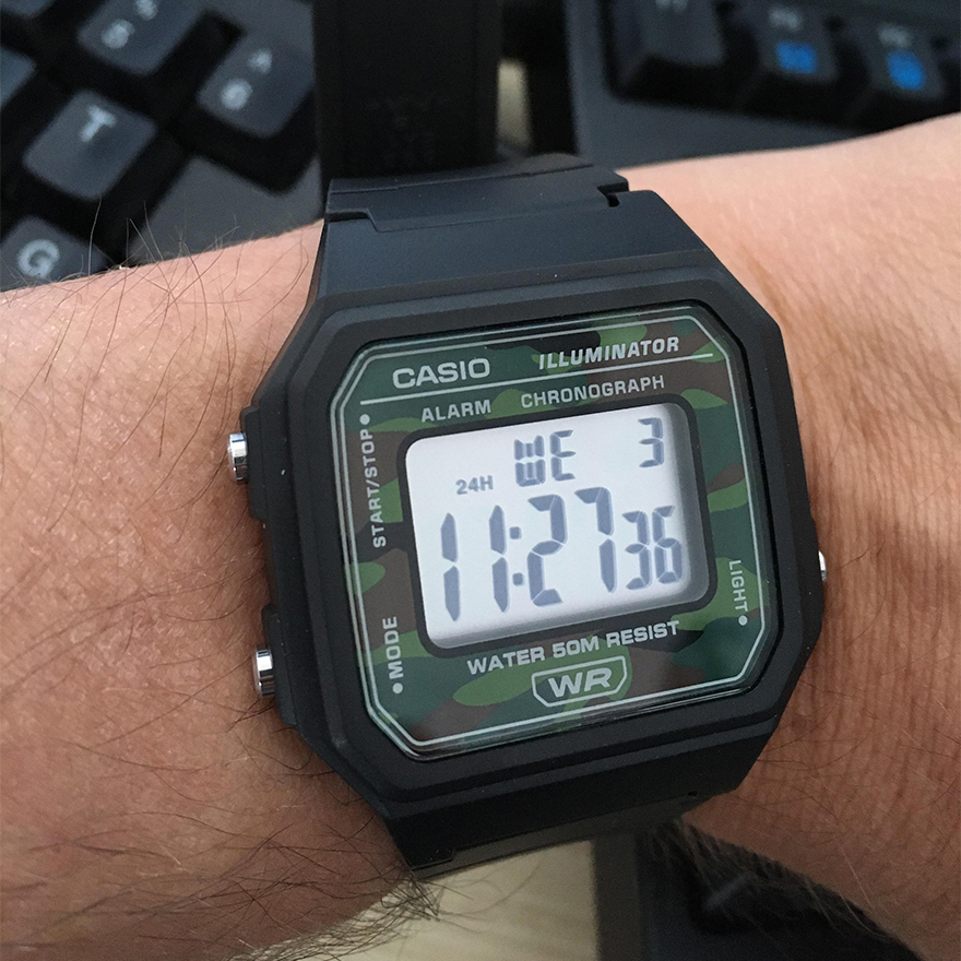 Casio Youth Digital Resin Band Unisex Watch W-217H | Shopee Malaysia