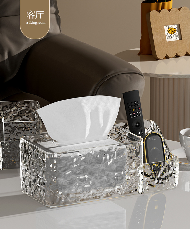 BO.EN Acrylic Tissue Box for Kitchen / Living Hall / Face Towel Storage ...