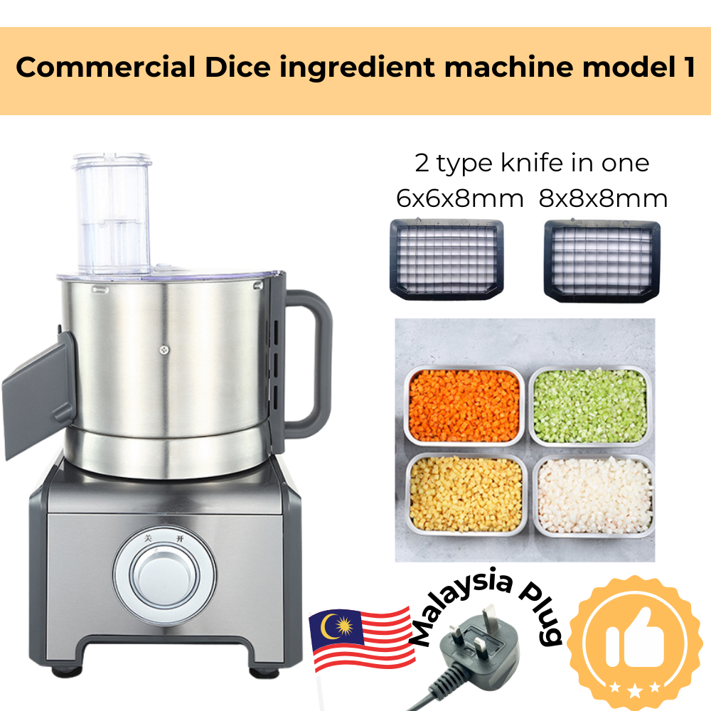 Commercial Kitchen Heavy-Duty Stainless Steel Vegetable Dicer & Shred ...