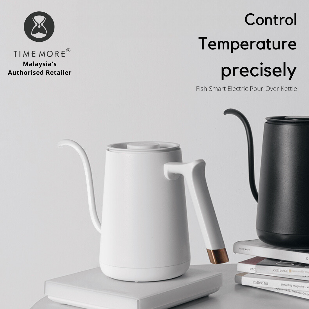 TIMEMORE Fish Smart Electric Pour Over Kettle, Temperature Control