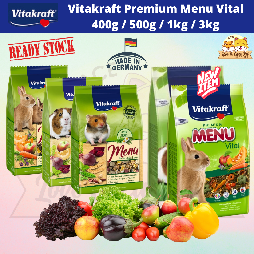 Photo inspiration: Vitakraft Premium Menu Vital Hamster Food Guinea Pig Rabbit Food Photo Inspiration