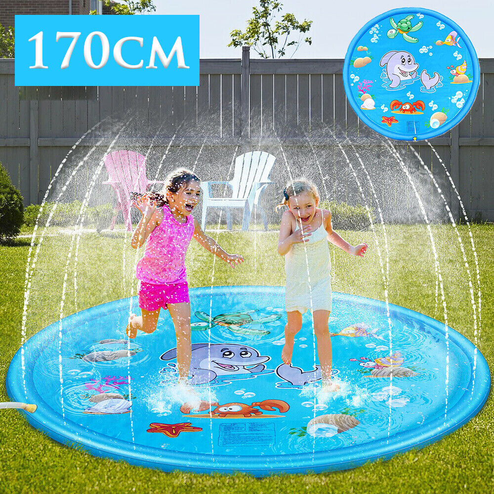 GOOGOO BIRD Baby & Kids Durable PVC Water Splash Pool Sprinkler ...