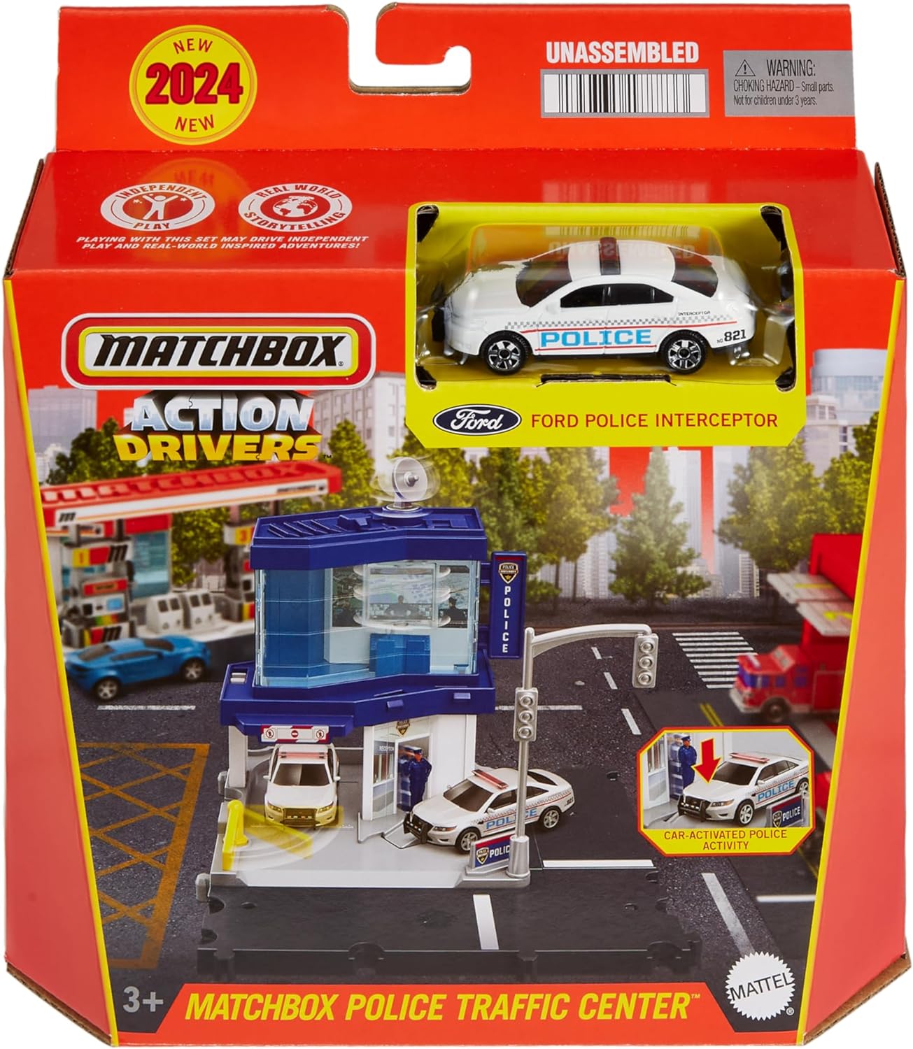 Matchbox Action Drivers Playset - Police Traffic Center (HJT89 ...