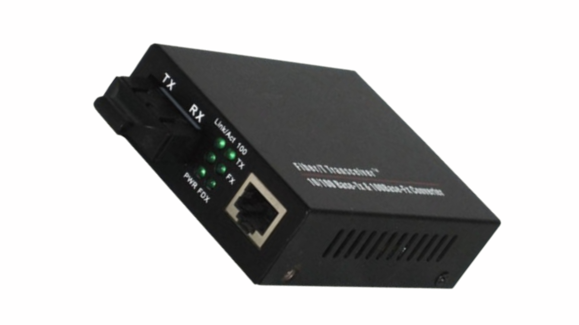 Media Converter Singlemode Fiber to RJ45 Cat6 Gigabit Ethernet TX RX ...