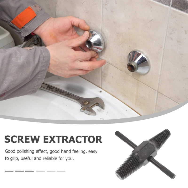 Broken Faucet Valve Screw Extractor Set Pipe Remover Tools Damaged Wire ...