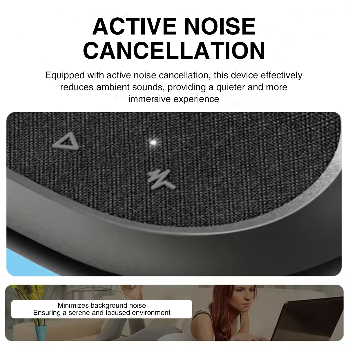 Image showcasing Vinnfier VF CS-11 Conference Speaker & Microphone Bluetooth ...