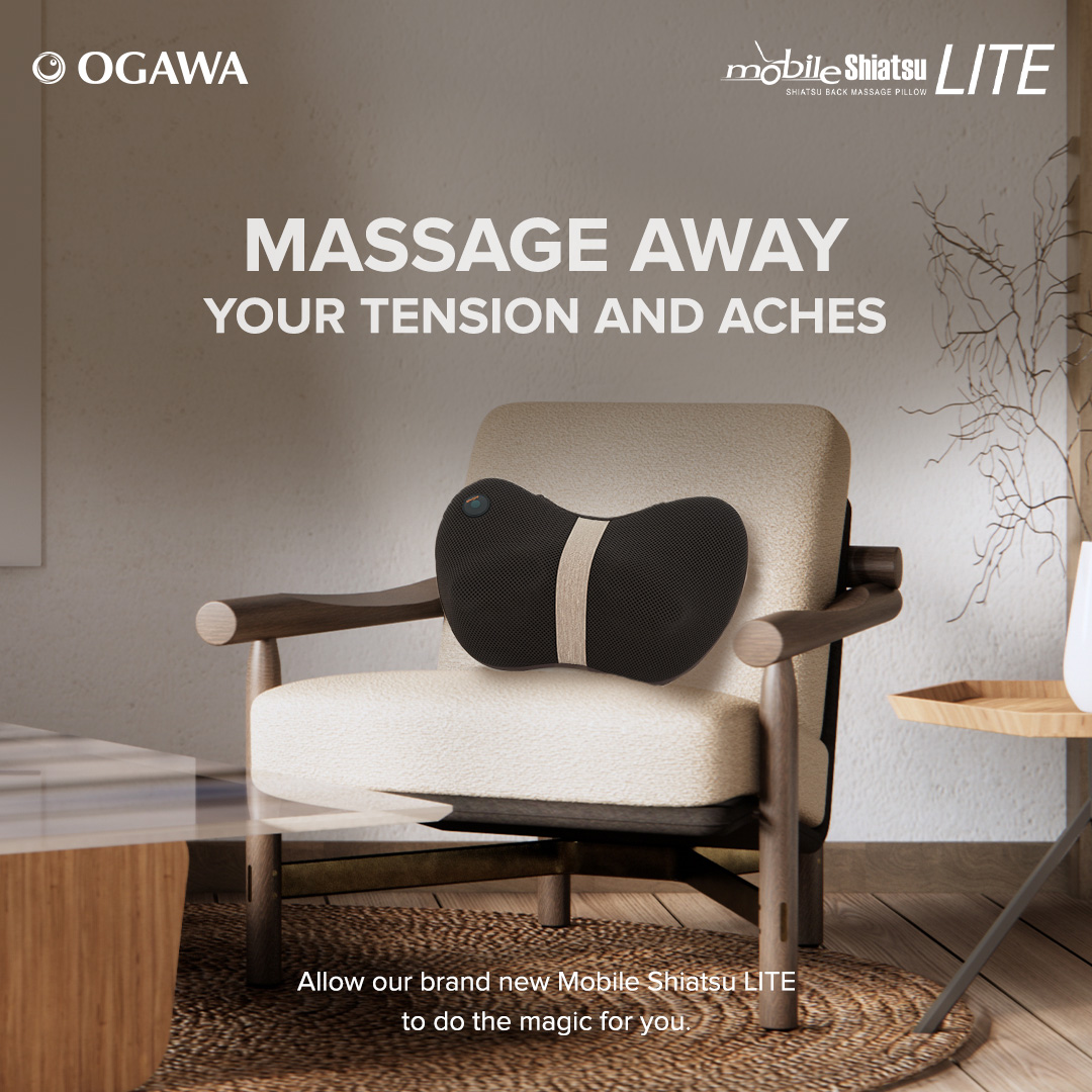 Neck Massager Ogawa Mobile Shiatsu Lite Back Massager Ogawa