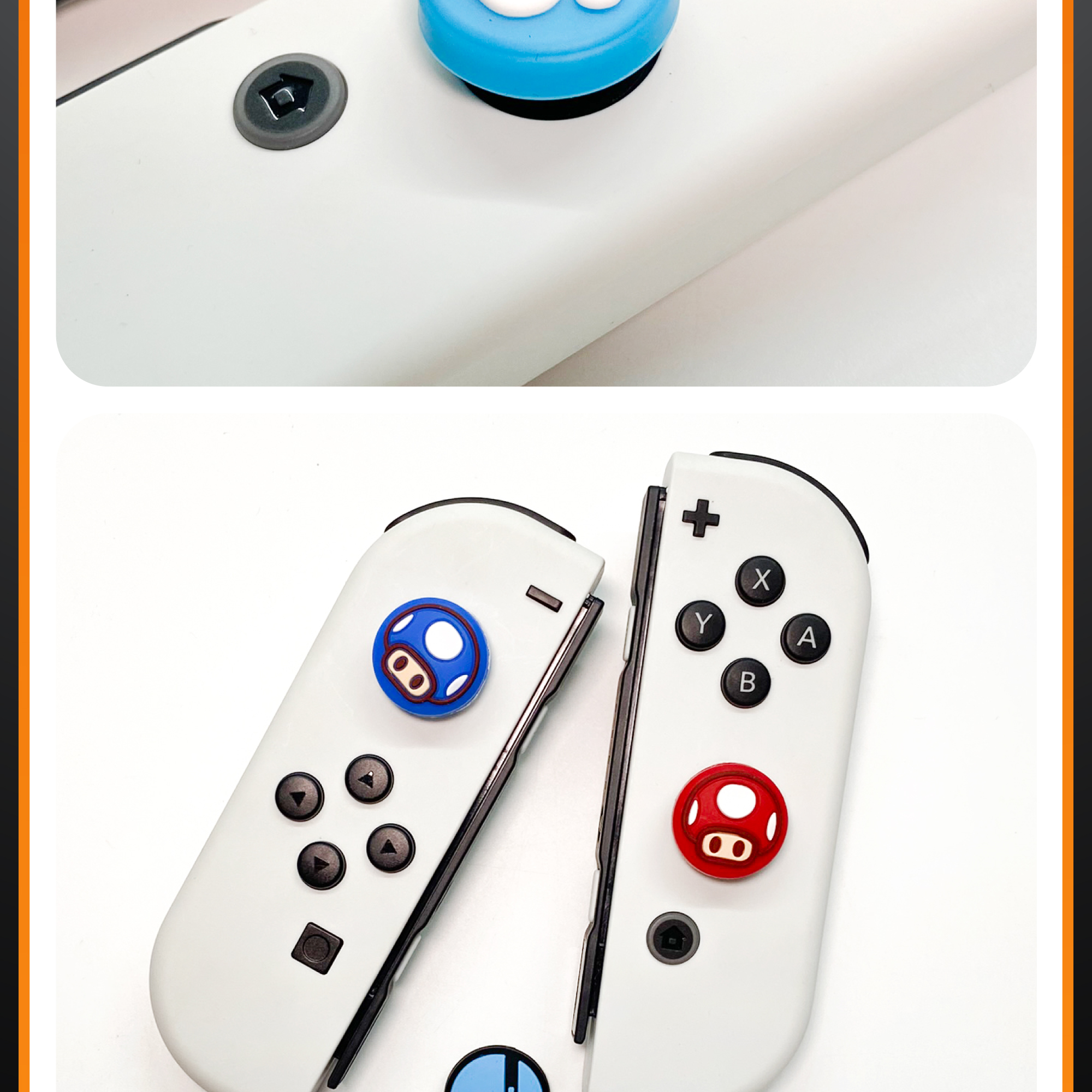 Housses Pour Stick Analogique Joy-Con Nintendo Switch 2 - Noires/Bleues/Rouges - Neuf Japon