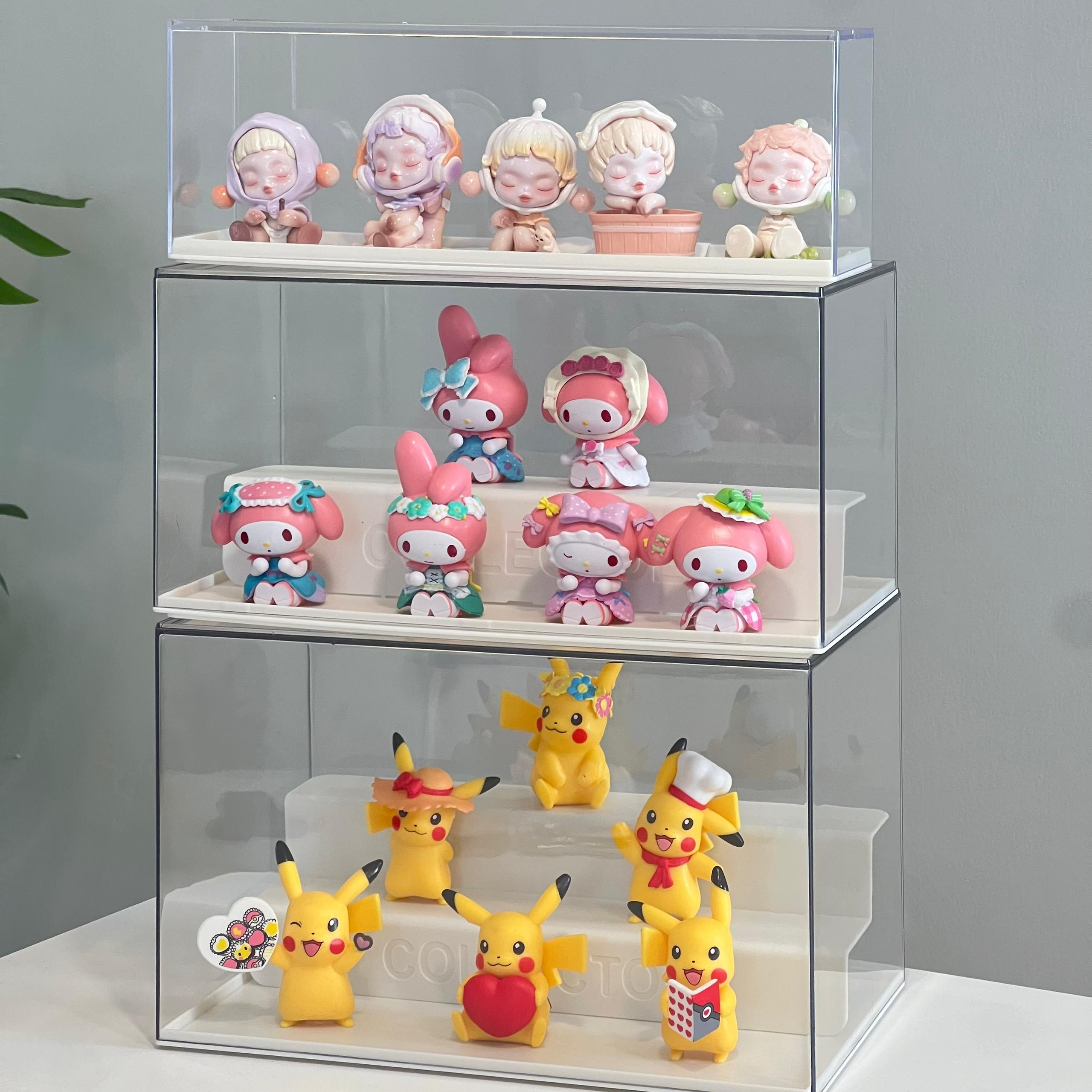 Toys Pop Mart Doll Display Box Cabinet Transparent Lego Blind Box ...