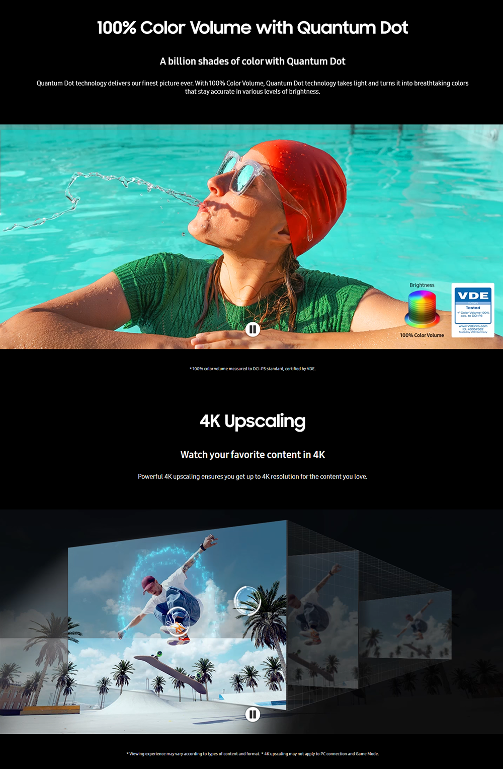 Samsung QA55Q60DAKXXM 55 Inch QLED Q60D 4K Tizen OS Smart TV (2024