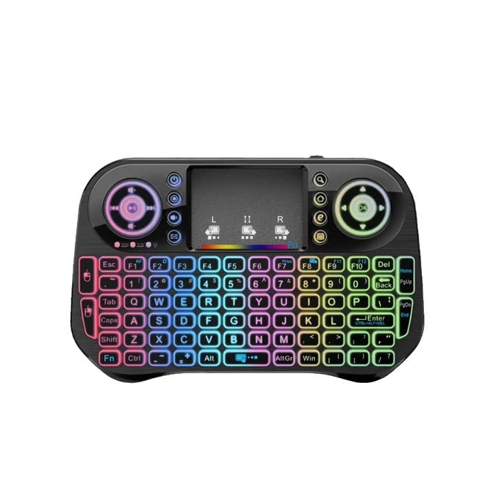 i10 Papan Kekunci Mini i10 Mini Keyboard with Touchpad untuk TV ATV ...