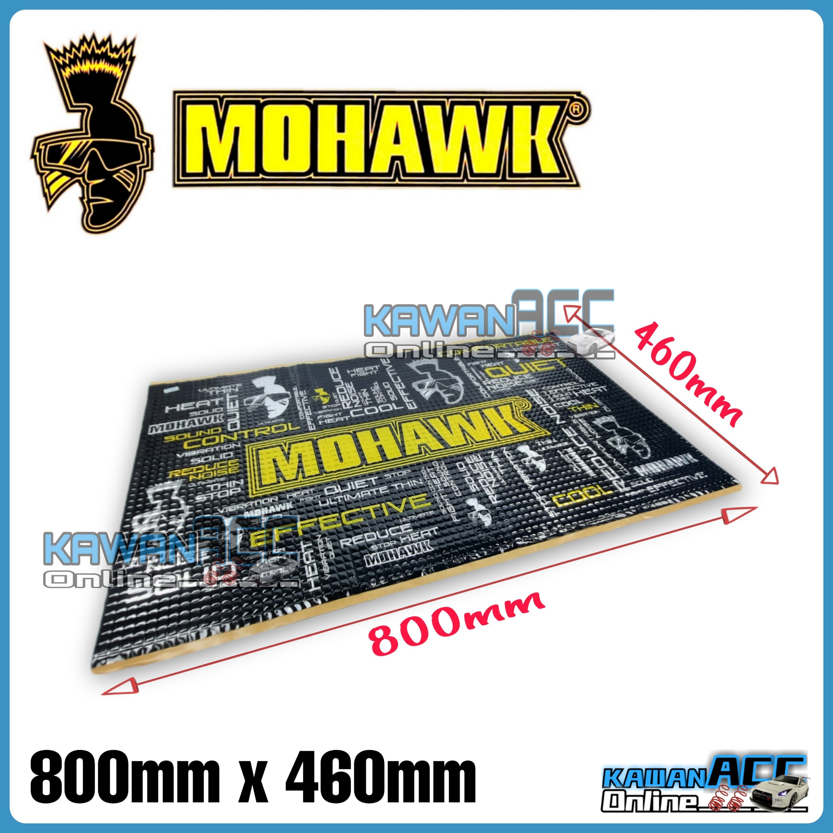 MOHAWK Soundproof / Sound Damping MA-FULL-KIT Car Soundproof /Sound ...