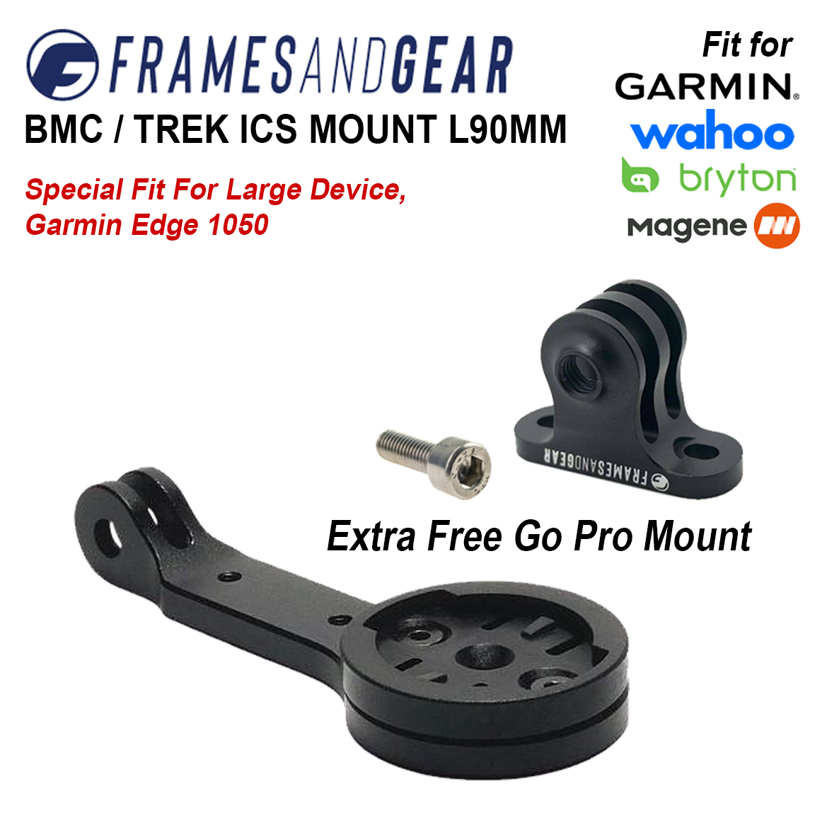 FRAMES AND GEAR Bike Computer Mount for Trek Madone Bontrager Blendr ...