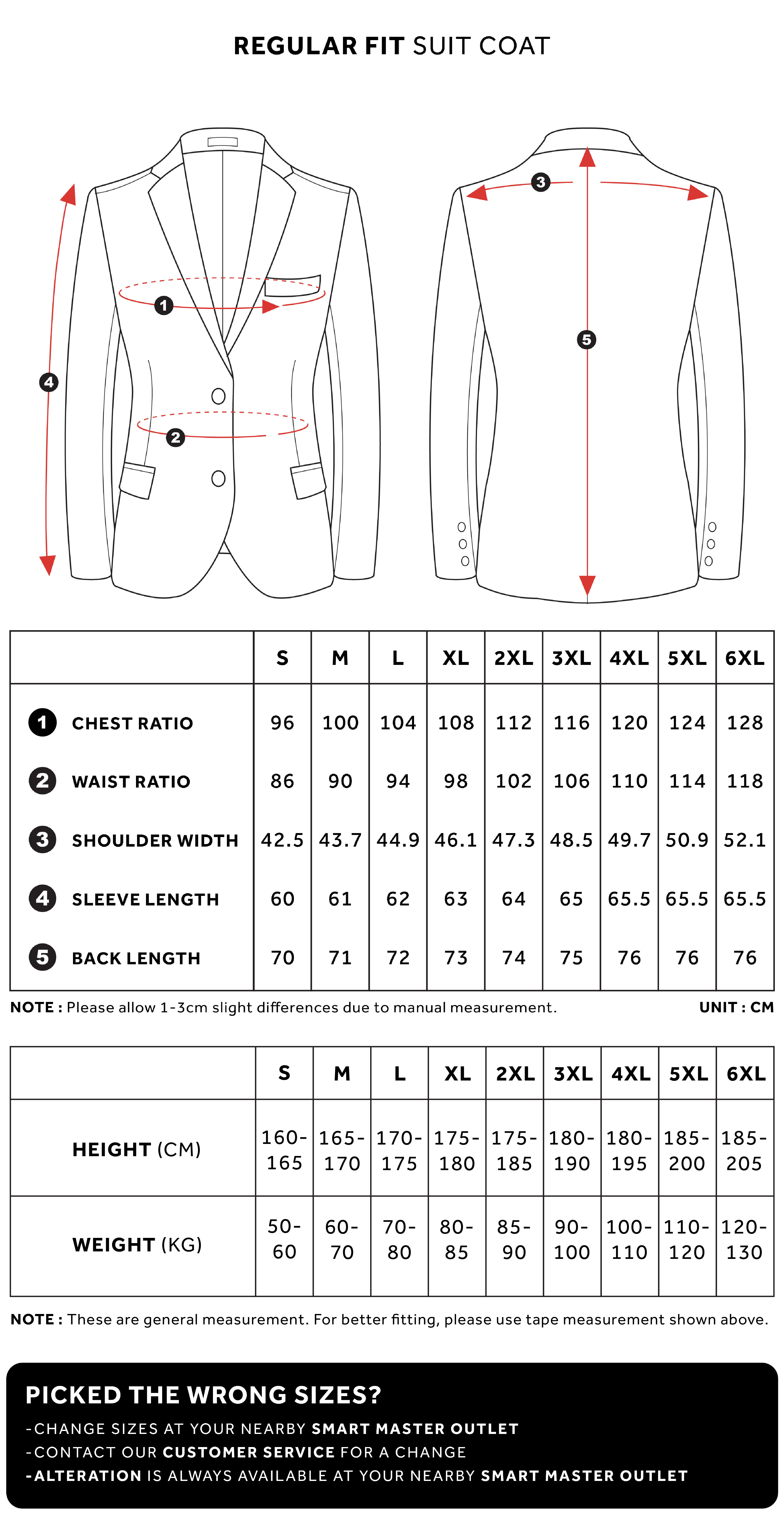 SmartMaster Formal Suit Coat Regular Fit (4 Colour) | Shopee Malaysia