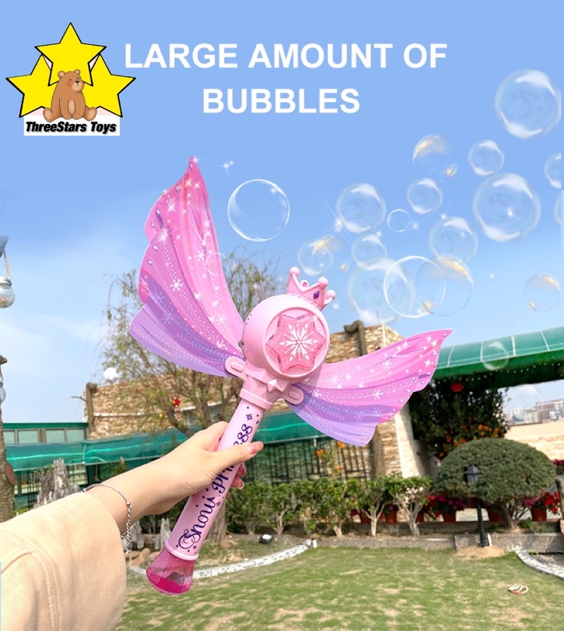 Bubble Gun Toys Princess Bubble Wand With Lighting And Music Bubble ...