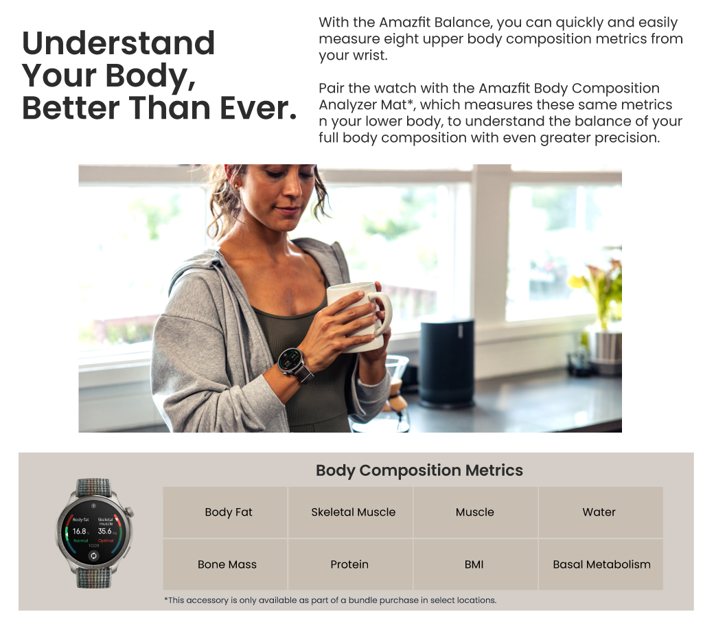 Amazfit discount body composition