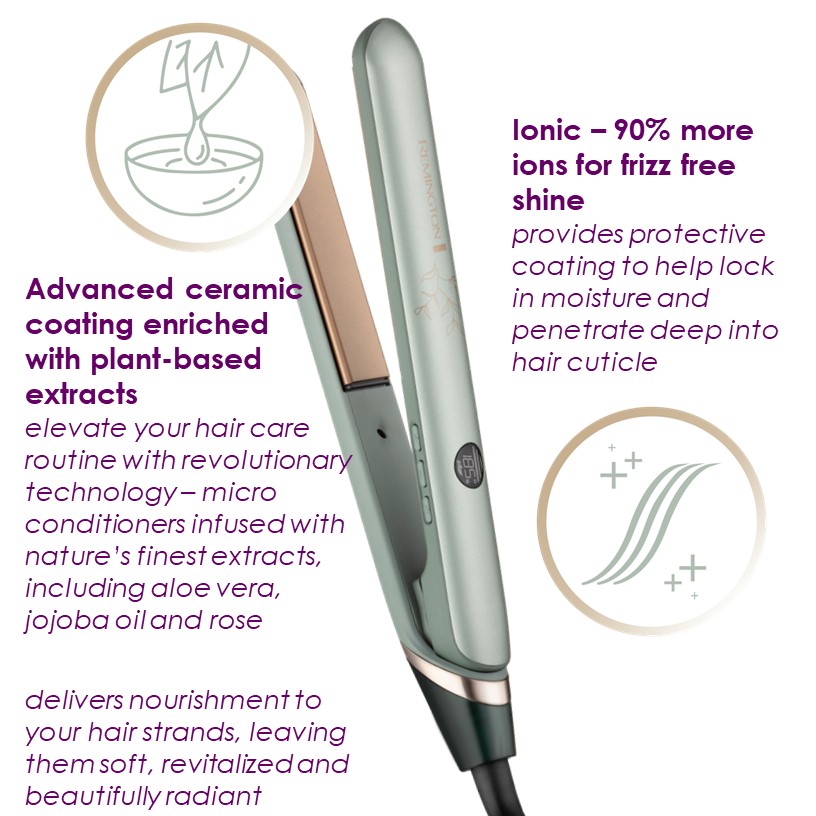 REMINGTON Botanicals Straightener S5860 Shopee Malaysia