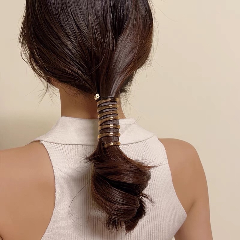 Phone Wire Rubber Band Hair Accessories Wiring Phone Line String Getah ...