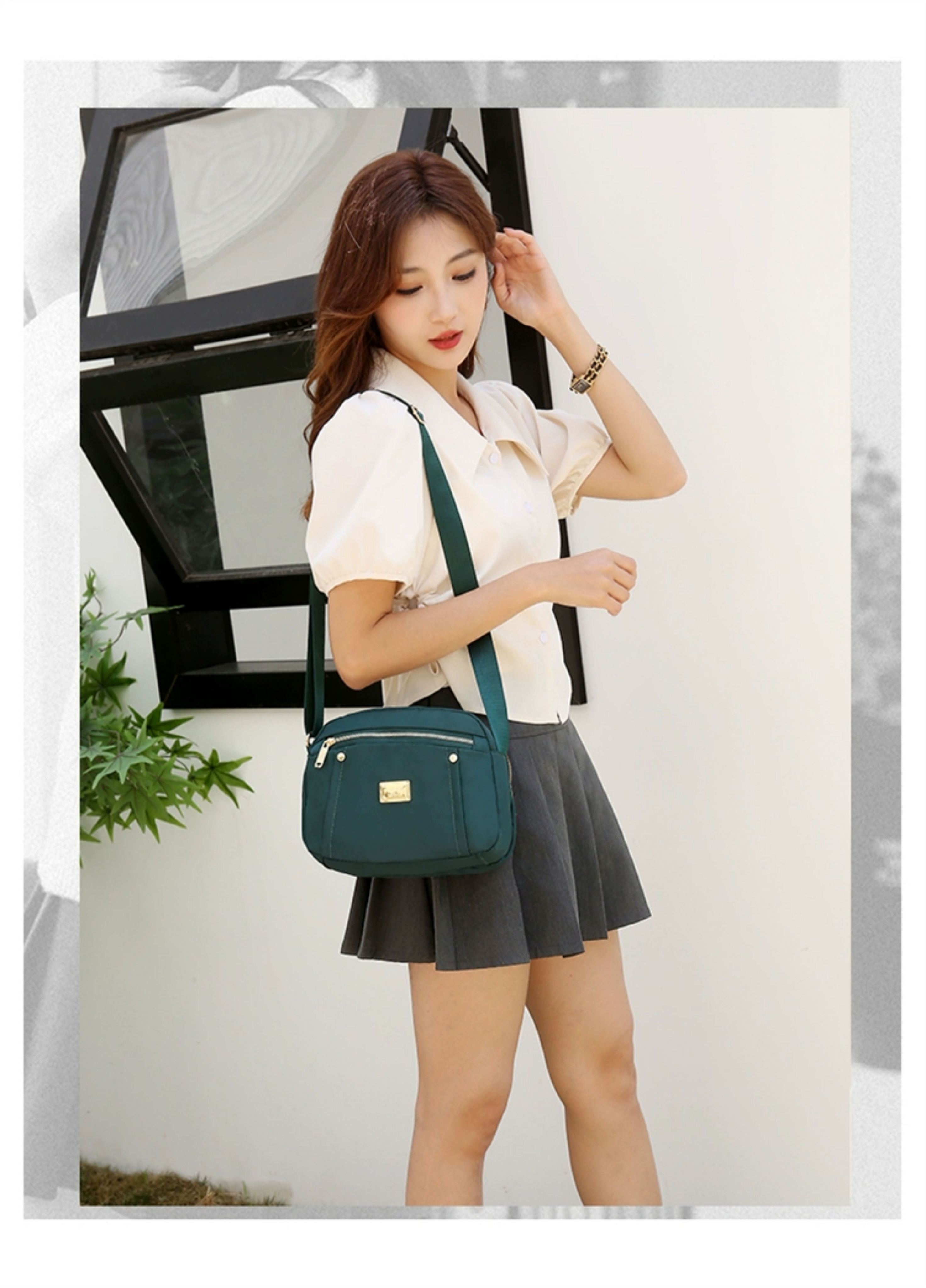 Beg Silang Wanita beg Bahu Wanita Nilon Sling bag women waterproof ...